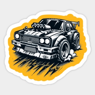 Cartoon car Sticker